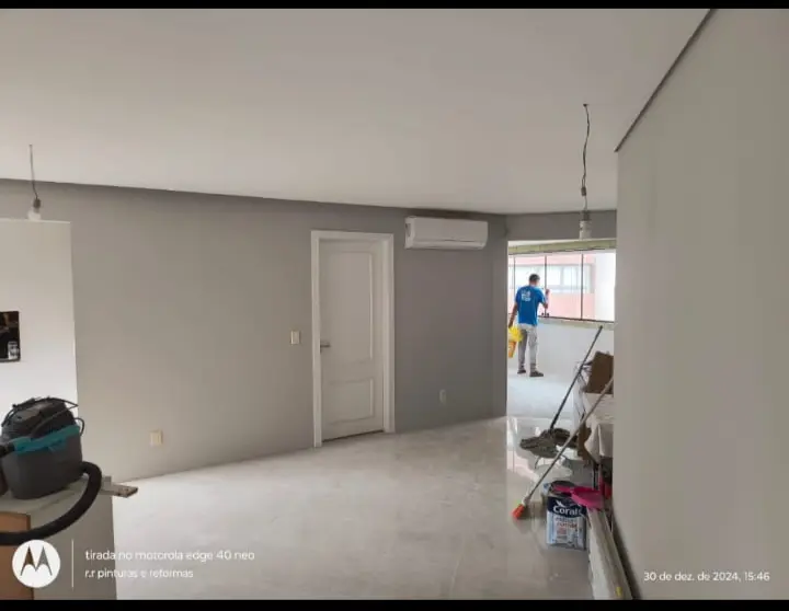 Etapa de Limpeza e Vistoria de Pintura