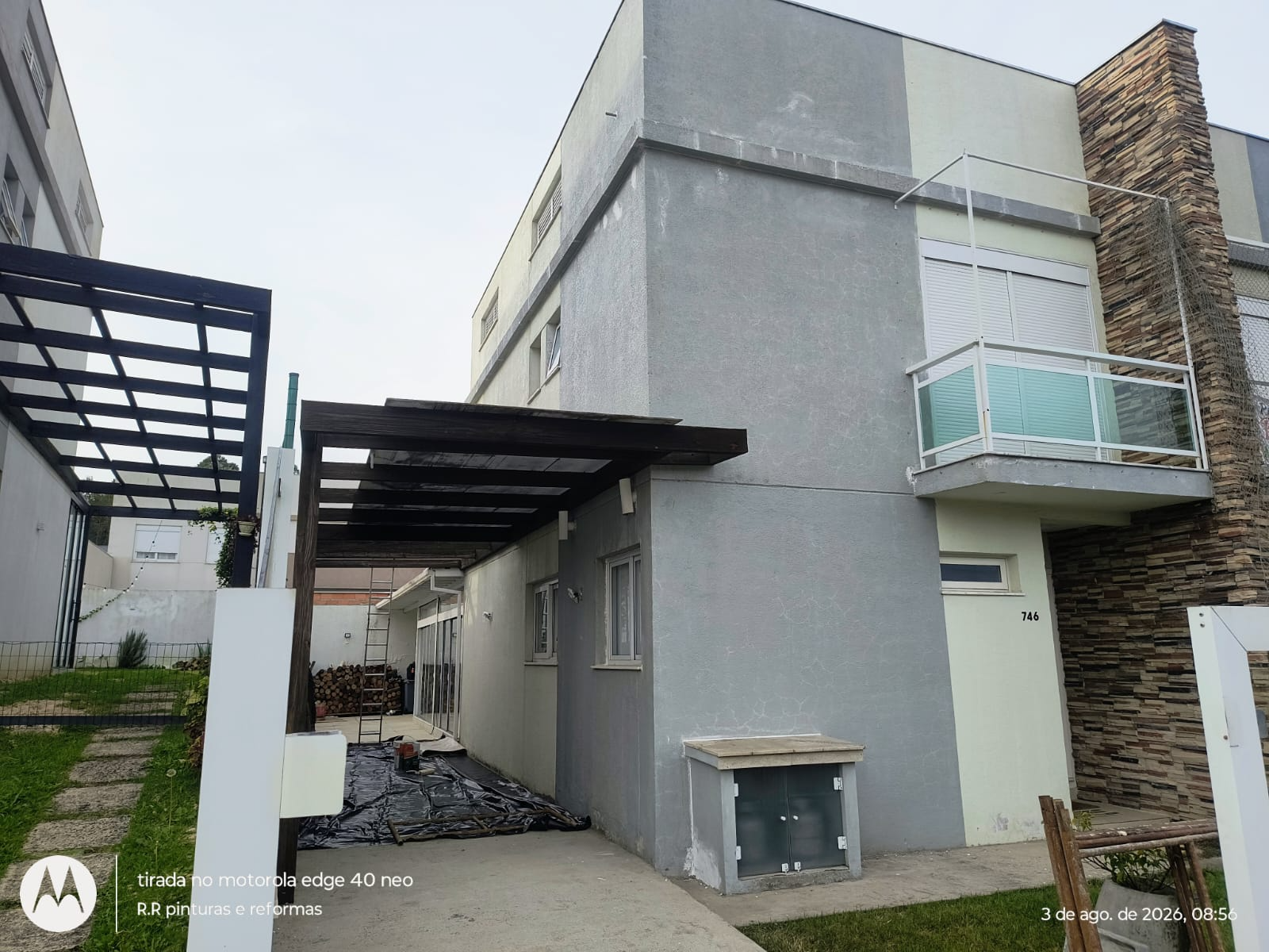 Pintura e Calafetação de Fissuras Residencial