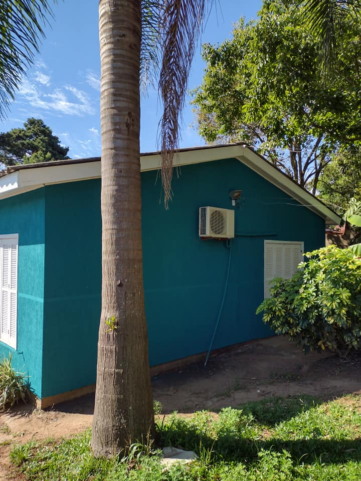 Pintura Residencial Externa com Aplicação de Grafiato