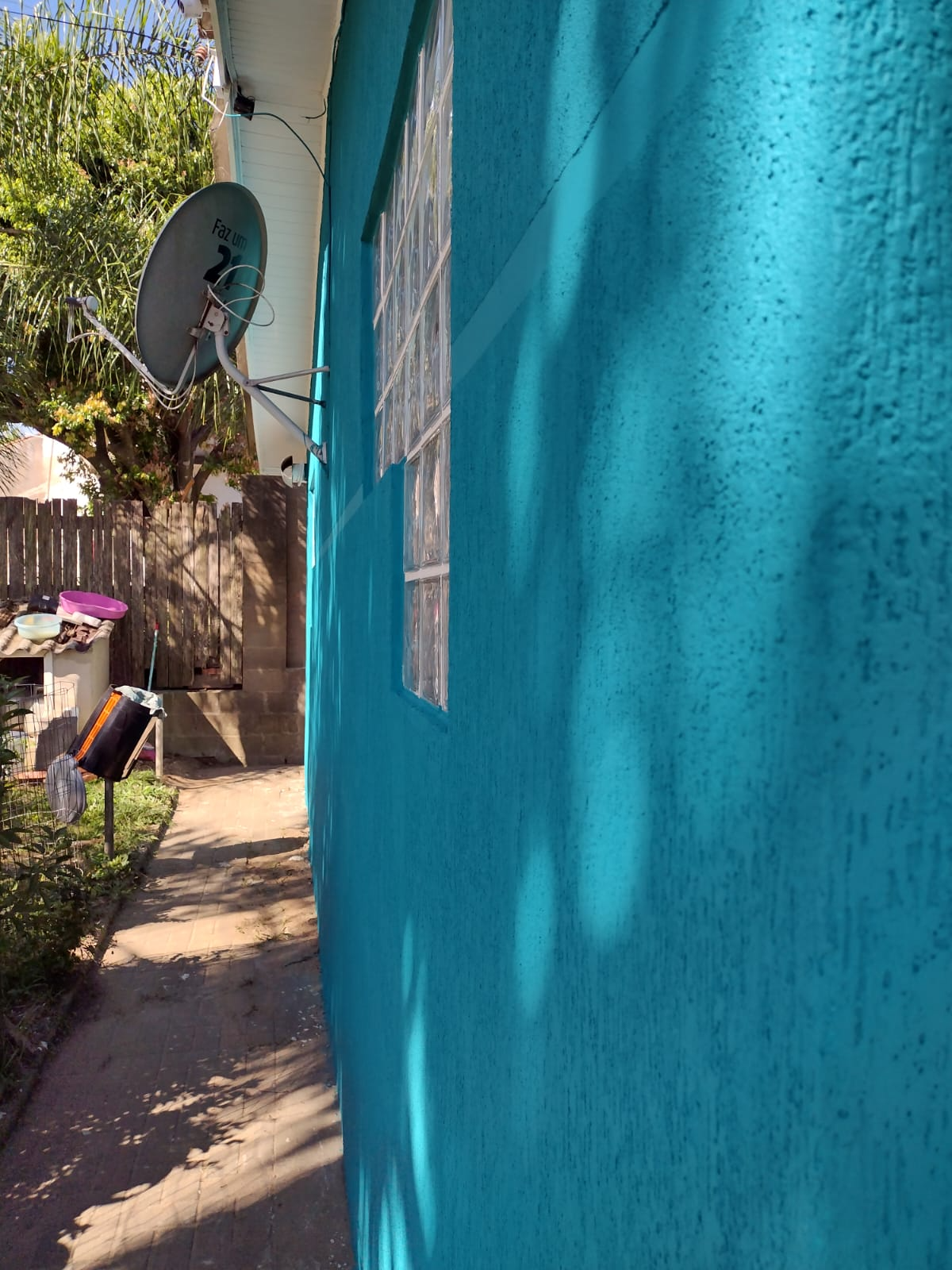 Pintura Residencial Externa com Aplicação de Grafiato