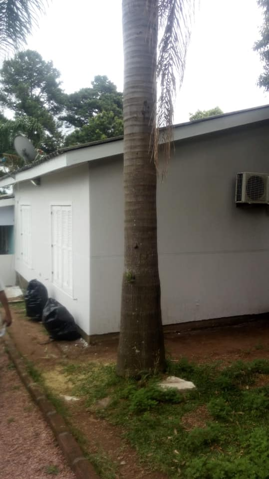 Pintura Residencial Externa com Aplicação de Grafiato
